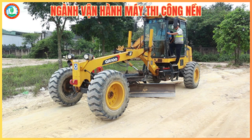 Vận hành máy thi công nền
